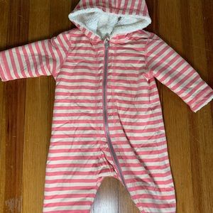 Hanna Andersson reversible marshmallow one piece